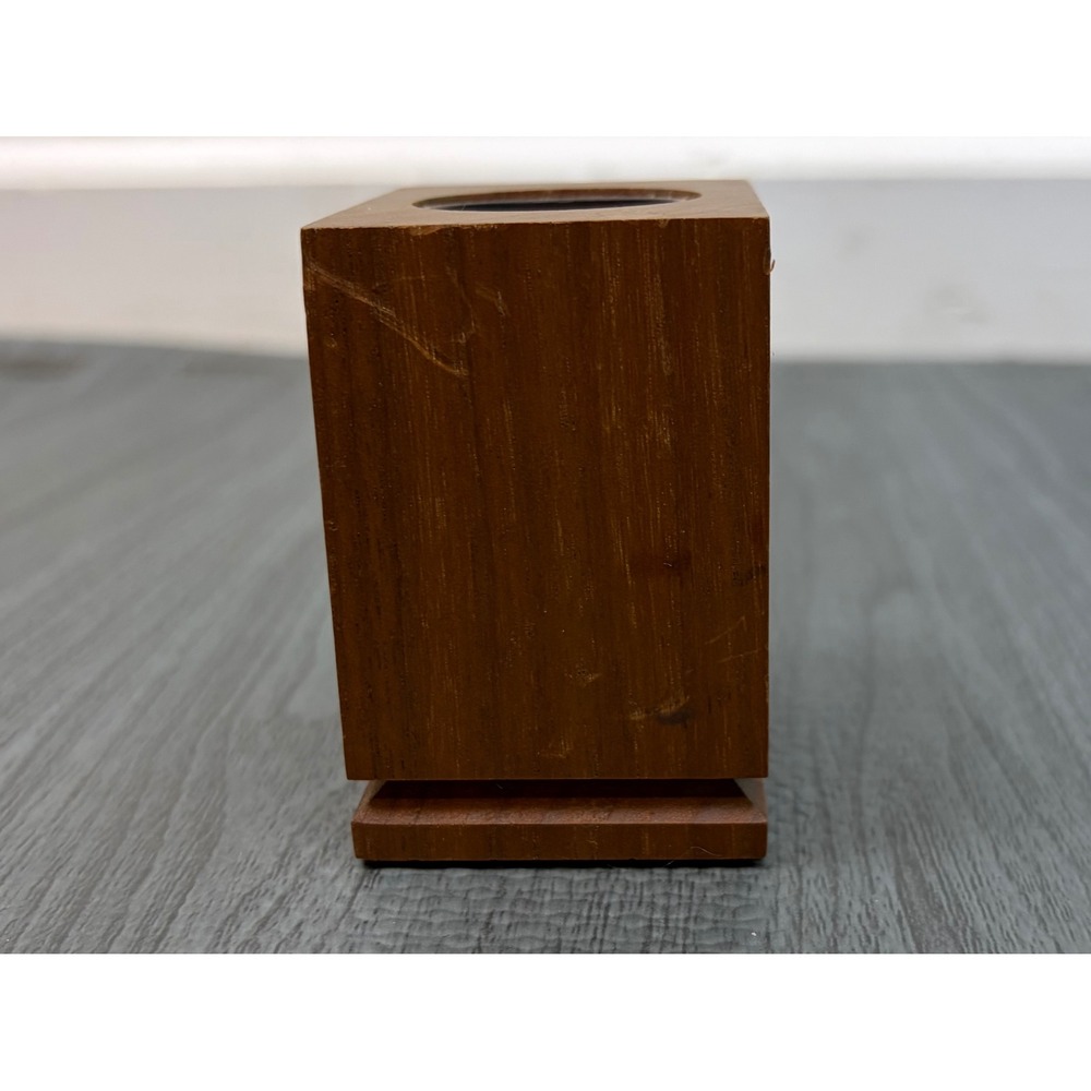 Lasercraft Wood Candle Holder Vintage Laser Engraved Ship Nautical Desk Decor - Picture 9 of 9